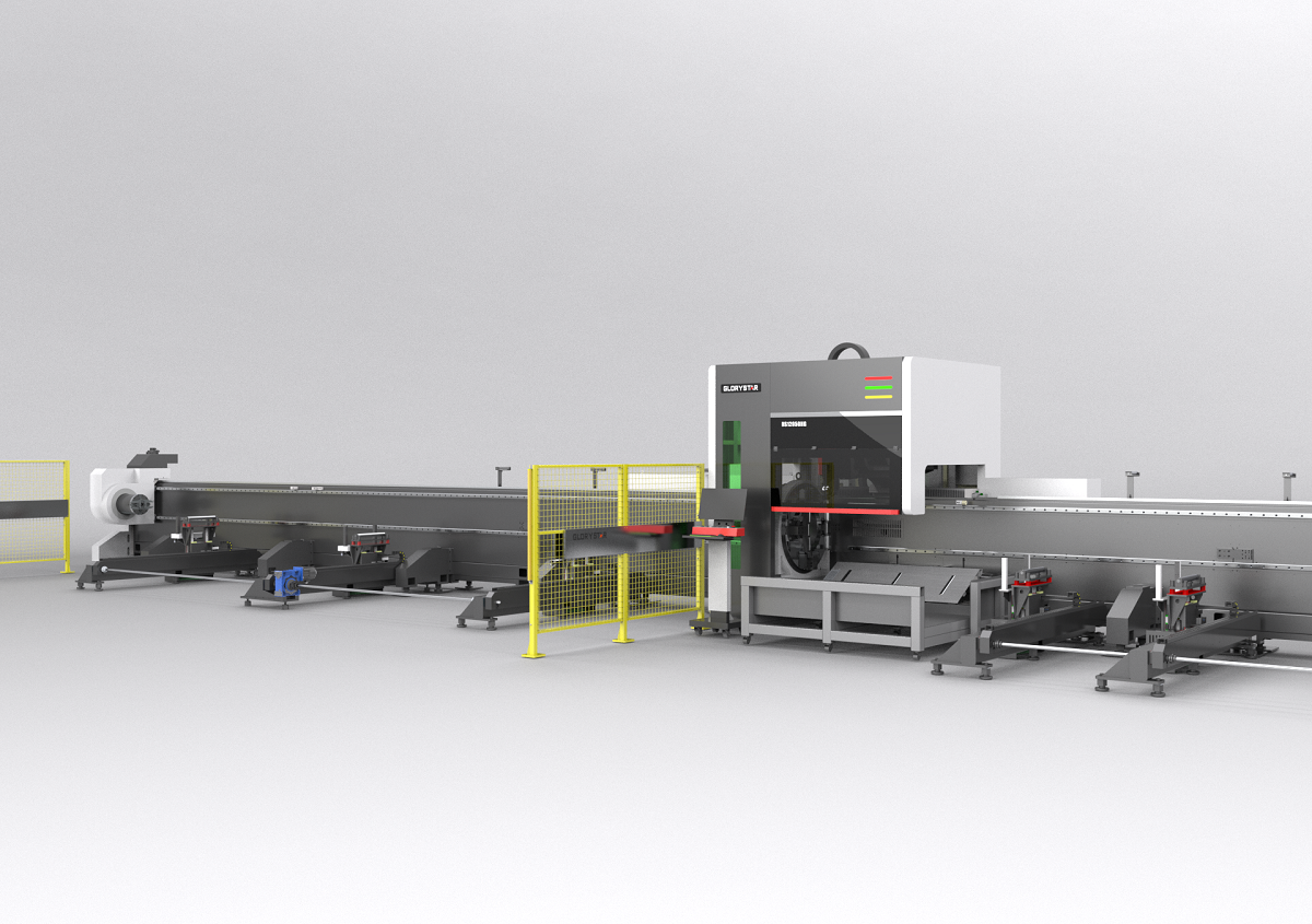 三卡盘重型激光管材切割机