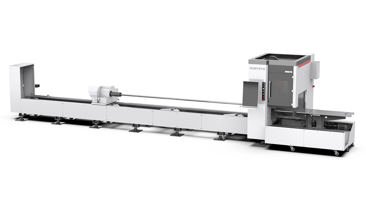 双卡盘专业激光切管机