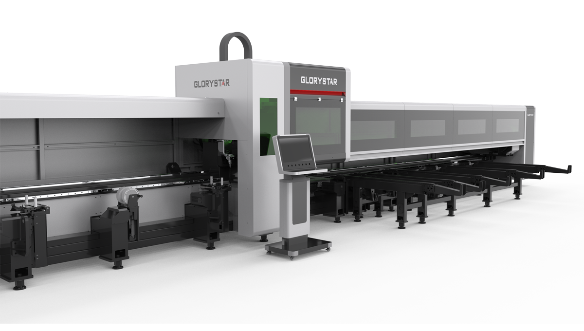 重型管三卡盘激光切管机 重型管三卡盘激光切管机